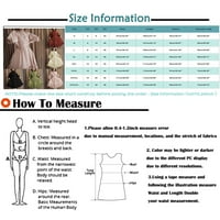 Ljetne haljine za žene čipka okrugla izrez A-line dužine koljena Ležerna putna haljina s dugim rukavima