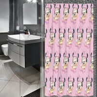 Djevojke Minnie Mouse Dizajn tušske zavjese sa kupaonicom za kupatilo za tuširanje