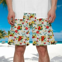 Modni casual trendi udobne kokosove stablo muške kratke hlače na plaži Elastični struk