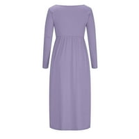 Azrijski klirens, ženska haljina plus veličina, ženski casual labav križni remen s V-izrezom haljina na kojoj se najbolje prodaje