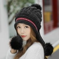 LeylayRay modne žene moda Držite tople zimske kape pletene kapu od vune sa kosom