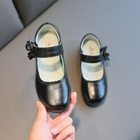Dječja obuća Etiketa performansi kožnih cipela Cvijeće Dječje školske cipele High Tops Heels za djevojke