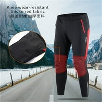 Muške jesenske i zimske hlače na otvorenom za bicikle penjanje termalnih hlača hlače za jahanje vjetra