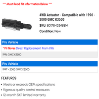 4WD aktuator - kompatibilan sa - GMC K 1999