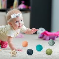 AOZOWIN BABY igračka zagonetka taktilna multikure ručna hapka lopta za bebe trening mekani kuglični