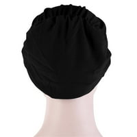 Baccoc dodaci za žene Čvrsta perlica Hat ruffle cher chemo kapu sa zamotavanjem šal, šešir, & rukavice