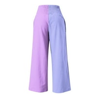 GAECUW posteljine za žene široke nogu pantalone plus veličina opuštene fit duge hlače Lounge pantalone