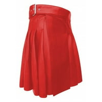 Ženski partijski klub visokog struka Y2K suknja Mini suknja koža kožna suknja Business suknja Stil suknja
