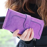 Kožni dugi novčanik Solid Boja Ženska torbica sa držačem kartice Mala novčana kafića Kamping Ženska