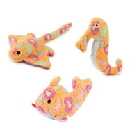 Morski šarmeri igračke pse za pse Ocean Creature Tyy toy Seahorse setovi za ribe Stingray