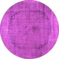 Ahgly Company u zatvorenom okruglima sažetak ružičaste suvremene prostirke, 6 'okruglica