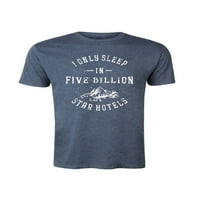 Instant poruka - spavam samo u pet milijardi hotela - Muška grafička majica kratkih rukava