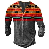 HHEI_K muške grafičke i vezene modne majice i jesenji dugi rukav tiskani pulover dukserice muške majice