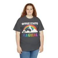 Office osoblja su čarobna grafička majica unise, veličina S-5XL