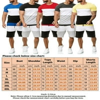 Prednjeg swwalk muns majica i šorc set Sportski vježbanje Dukserice TrackSit Stripe Lounge Outfits Trčanje