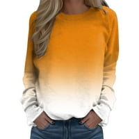 Riforla ženska modna gornja gradijentna tiskana s kapuljačom s kapuljačom pulover dugih rukava dukserica