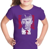 Majica Art Art Art Girl Art - Trump - Opet napravite Ameriku sjajno