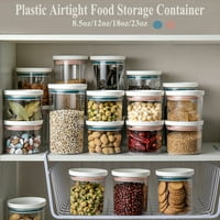 Plastična kontejner za skladištenje hrane, skladištenje hrane Svestrana, slaganja i nepropusno, BPA, savršena za sve zalihe pečenja i grickalice