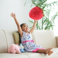 Jastuk jagoda jastuk kratka plišana igračka punjena lutka kreativna poklon kauč na razvlačenje za dječje djevojke crvene boje