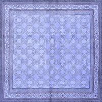 Ahgly Company Zatvoreni kvadrat Perzijski plavi Tradicionalni prostirke, 8 'kvadrat