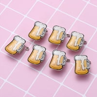 Oblik pivskog kupa Brooch luminozni znački Creative Brooch Pin Party isporučuje novogodišnji poklon
