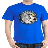 Cafepress - Soccer Blind Squirrel tamna majica - pamučna majica