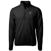 Muški rezač i buck Black Atlanta Falcons Backback Eco Sherpa Fleece Quart-Zip pulover jakna