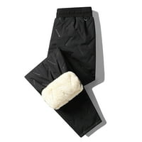 Muške zimske pantalone od ruča Sherpa obloženi dukseri aktivni trčanje jogger hlače Ležerne prilike sa džepovima