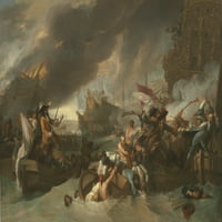 Galerija, Bitka za La Hogue, c. by Benjamin West