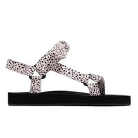 Ženske modne sandale Luk Leopard Polka Dot Print Boho Stanovi Ljetno Ležerne prilike Lagane otvorene