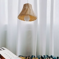 Betterz Nordic Rattan pletena lampica za obrtna svjetiljka za djecu za djecu