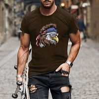 Aufmer Ljetne košulje za muškarce Cleariance New Fashion Casual Muška majica Print Sports Sportski majica Rukovina i majice