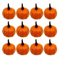 Male lažne bundeve narančaste, pad umjetne bundeve za ukras, Halloween Dan zahvalnosti Jesen žetva pjena