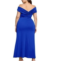 RBAOFUJIE ženske suknje Plava suknja Ženska haljina za patchwork haljinu HIP Wrap suknje Ležerne haljine