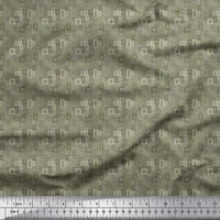 Soimoi pamučna pattna tkanina pravokutna kosilica za ispisu od dvorišta široka