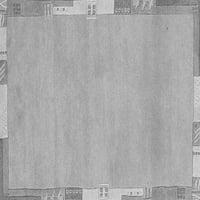 Ahgly Company u zatvorenom pravokutniku Sažetak sive moderne prostirke, 6 '9 '