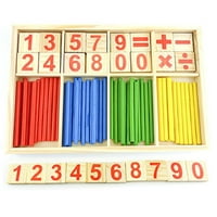 Drveni brojevi i brojevi blokiraju igračke matematičke inteligencije za inteligenciju za djecu matematičkog