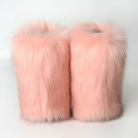 Patlollav ženska modna boja imitacija životinja čizme plus kašmir čizme za snijeg