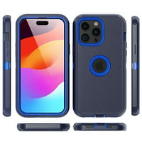 iPhone Pro Case sa ekranom i sočivom zaštitnom ocjenom Teška klasa u šok otporni na oklop za iPhone