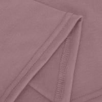 S vrhova ramena za ženske majice za žene plus veličine prevelike sa ramena V izrez hladnog ramena izrez asimetrična majica modna plaža klasična y2k mekani osnovni ružičasti xxl