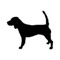 Beagle naljepnica naljepnica Die Cut - samoljepljivi vinil - Vremenska zaštitna - izrađena u SAD - Mnogo boja i veličina - pasji pas kućni ljubimac