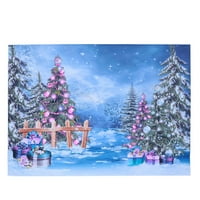 Kreativno božićno stablo uzorak Tapiserska pozadinska platna fotografija pozadina