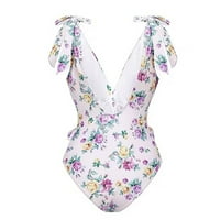 Ženska seksi zalaska cvjetna floralna kupaći kostim šifon dugih suknja kupaći kostim