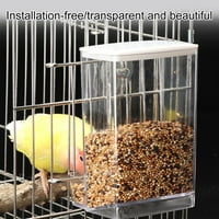 Dovod ptica sa prašinim poklopcem - Automatski čist budgie Cockieel Conture Conture Dispenser - Dobavljači