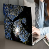 Kaishek tvrda futrola Kompatibilan je samo najnoviji macBook PRO S sa dodirnom trakom + crni poklopac