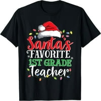 Djed Mraz omiljeni učitelj 1. razreda Christmas Funny Poklon majica