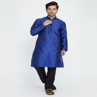 Muška ručno izrađena dizajner Jacquard Silk Indijanka Kurta Pajama Sherwani Svečana haljina