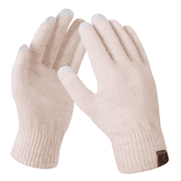 Ženska zimska ekrana osjetljivih na dodir Stretch Termalne čarobne rukavice Topla vuna pletena gusta