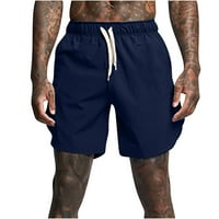 Homodles Muške kratke hlače - Ležerne potplatne kratke hlače Mornarice veličine l