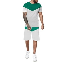 Muški kratki setovi odijeva Muški sportski setovi T majica i kratke hlače Postavite mrežice TrackSit